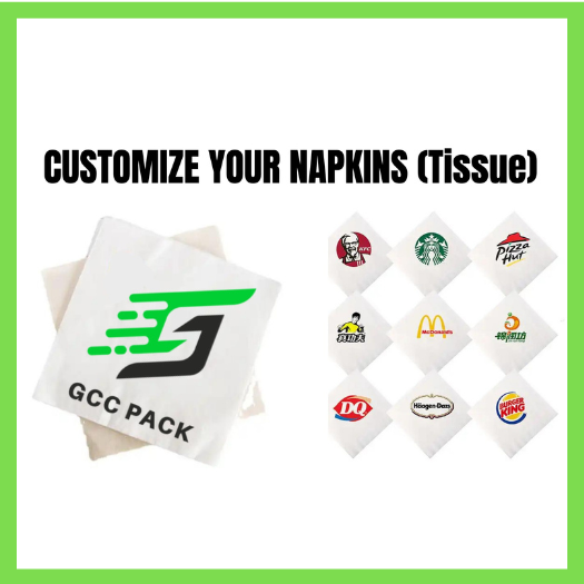Customized printed napkins tissue