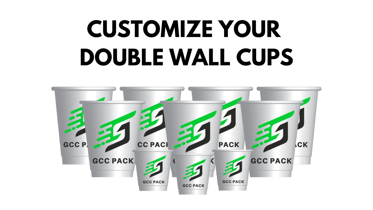 GCC PACK double wall customize cups 